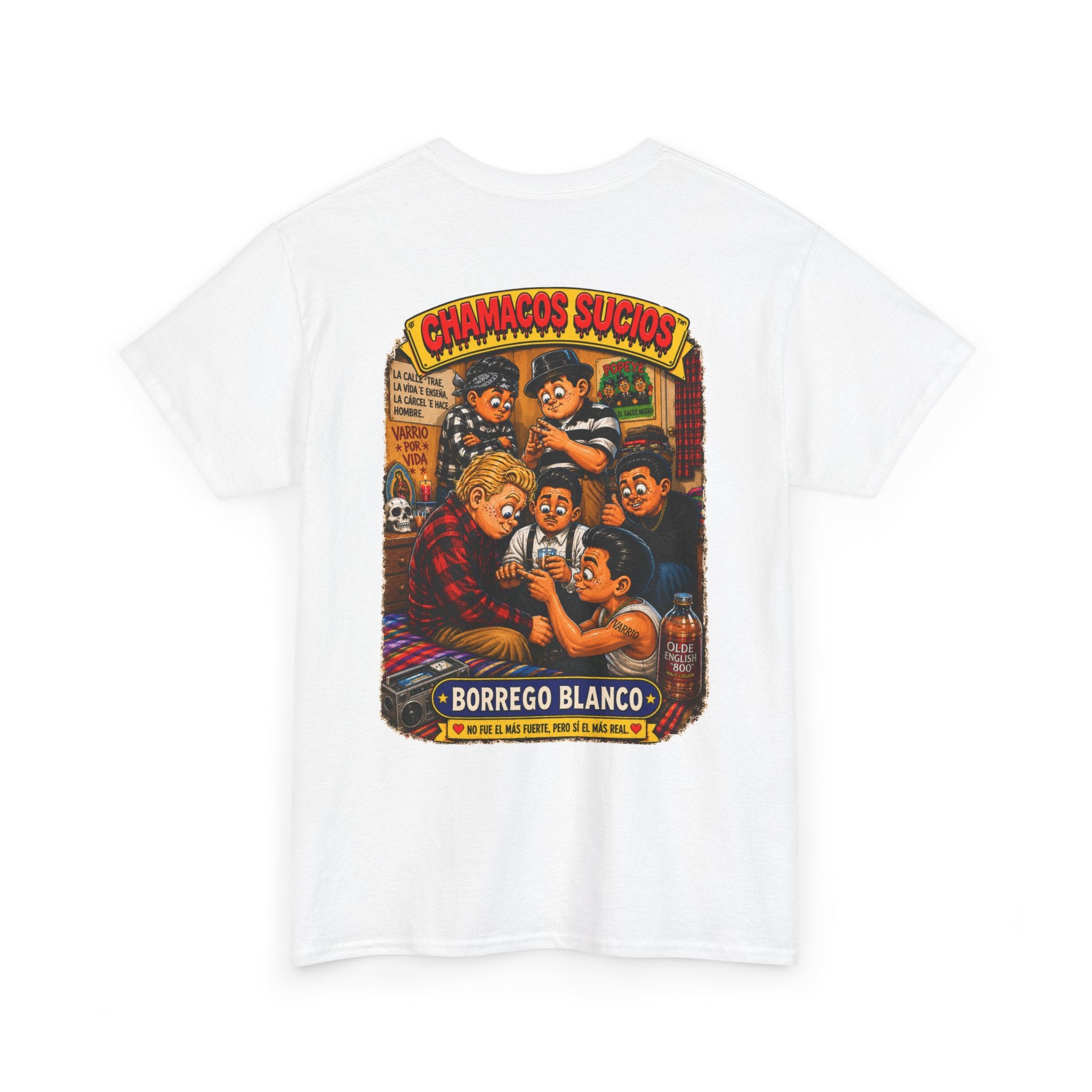 Borrego Blanco™ | Chamacos Sucios Apparel Edition