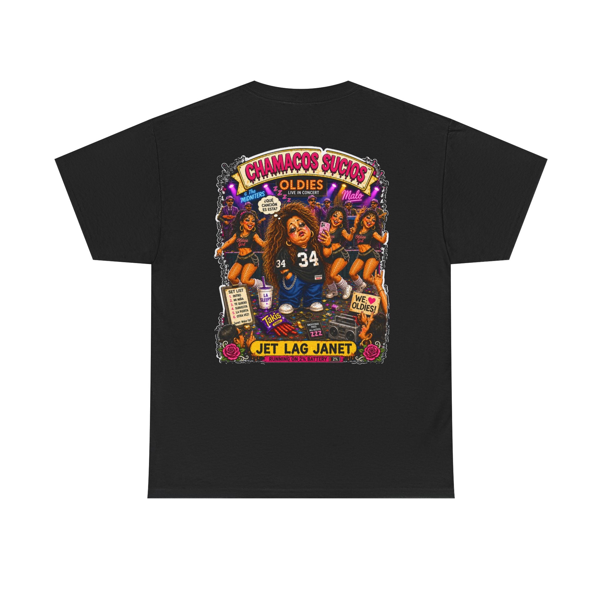 Jet Lag Janet™ | Chamacos Sucios Apparel Edition