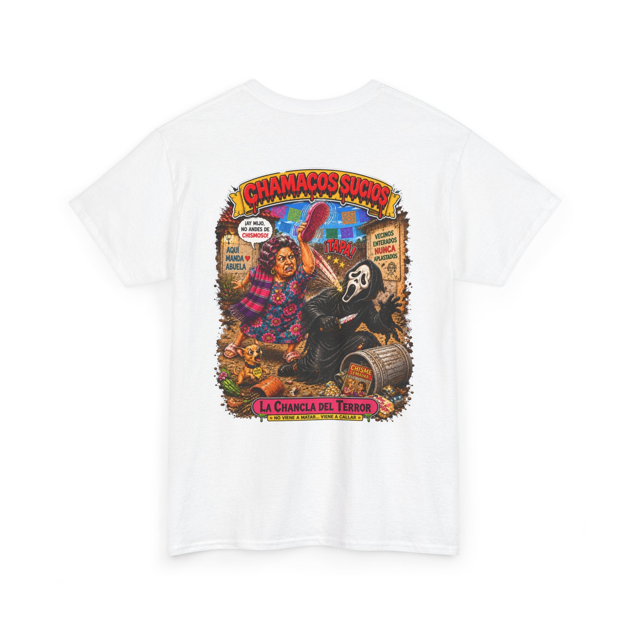 La Chancla del Terror™ | Chamacos Sucios Apparel Edition