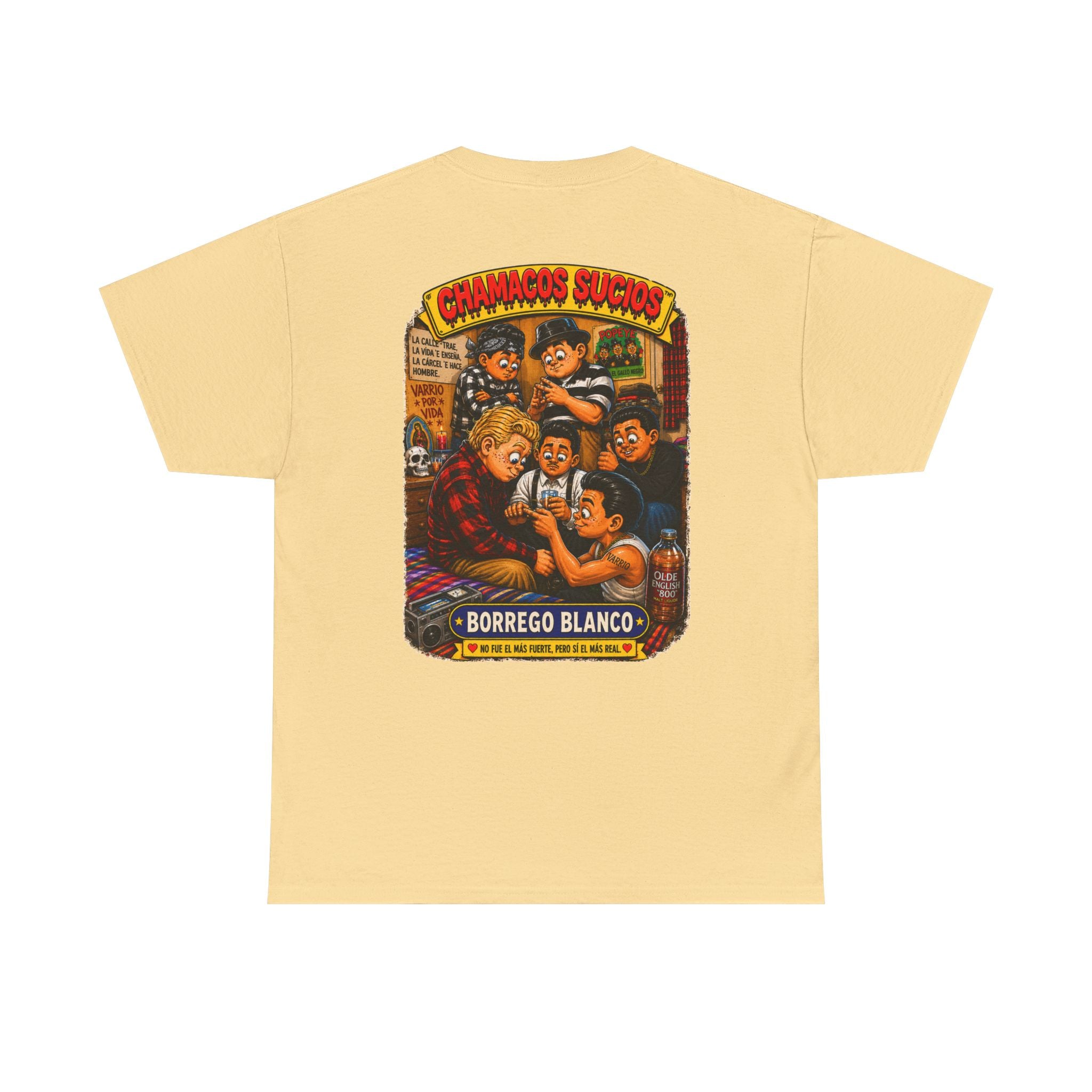 Borrego Blanco™ | Chamacos Sucios Apparel Edition