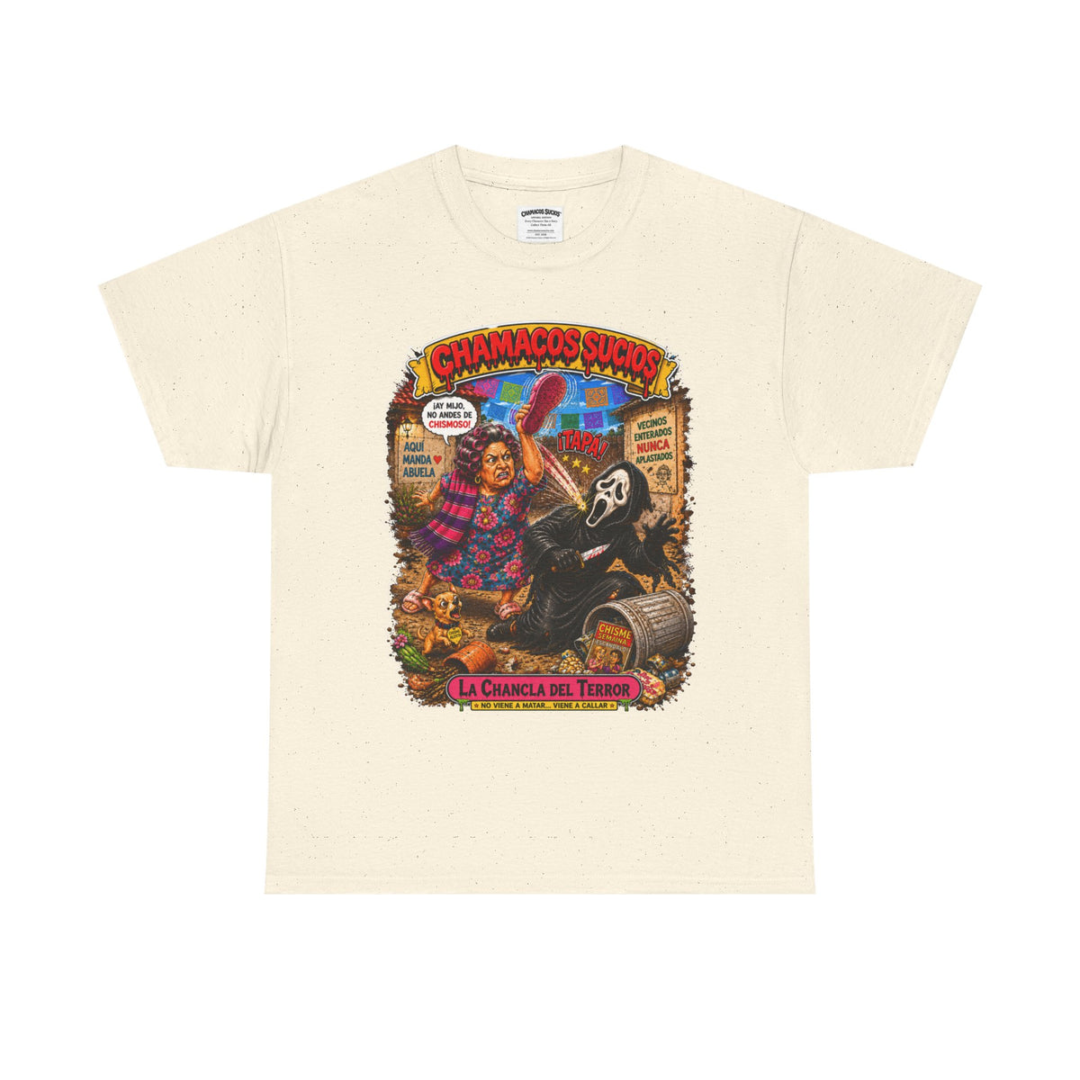 La Chancla del Terror™ | Chamacos Sucios Apparel Edition