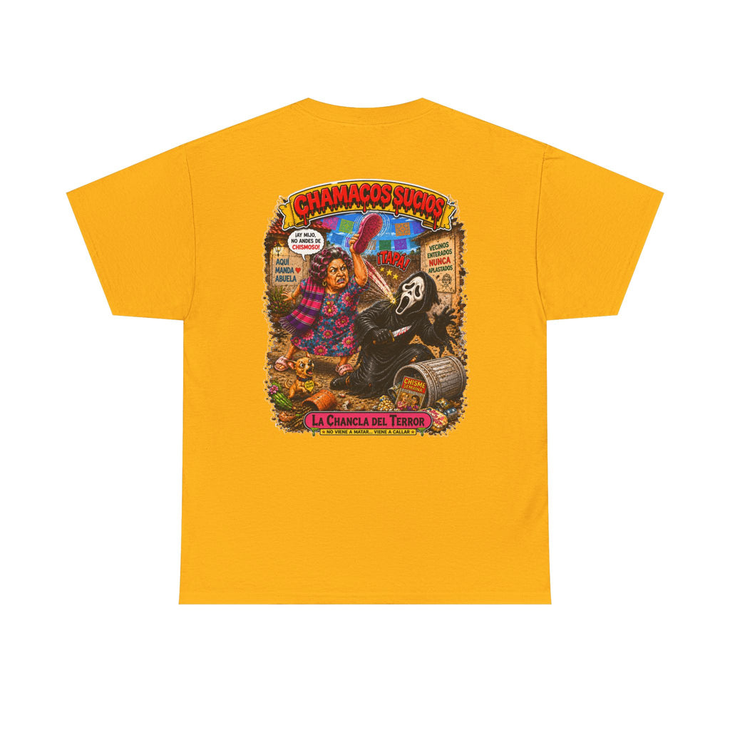 La Chancla del Terror™ | Chamacos Sucios Apparel Edition