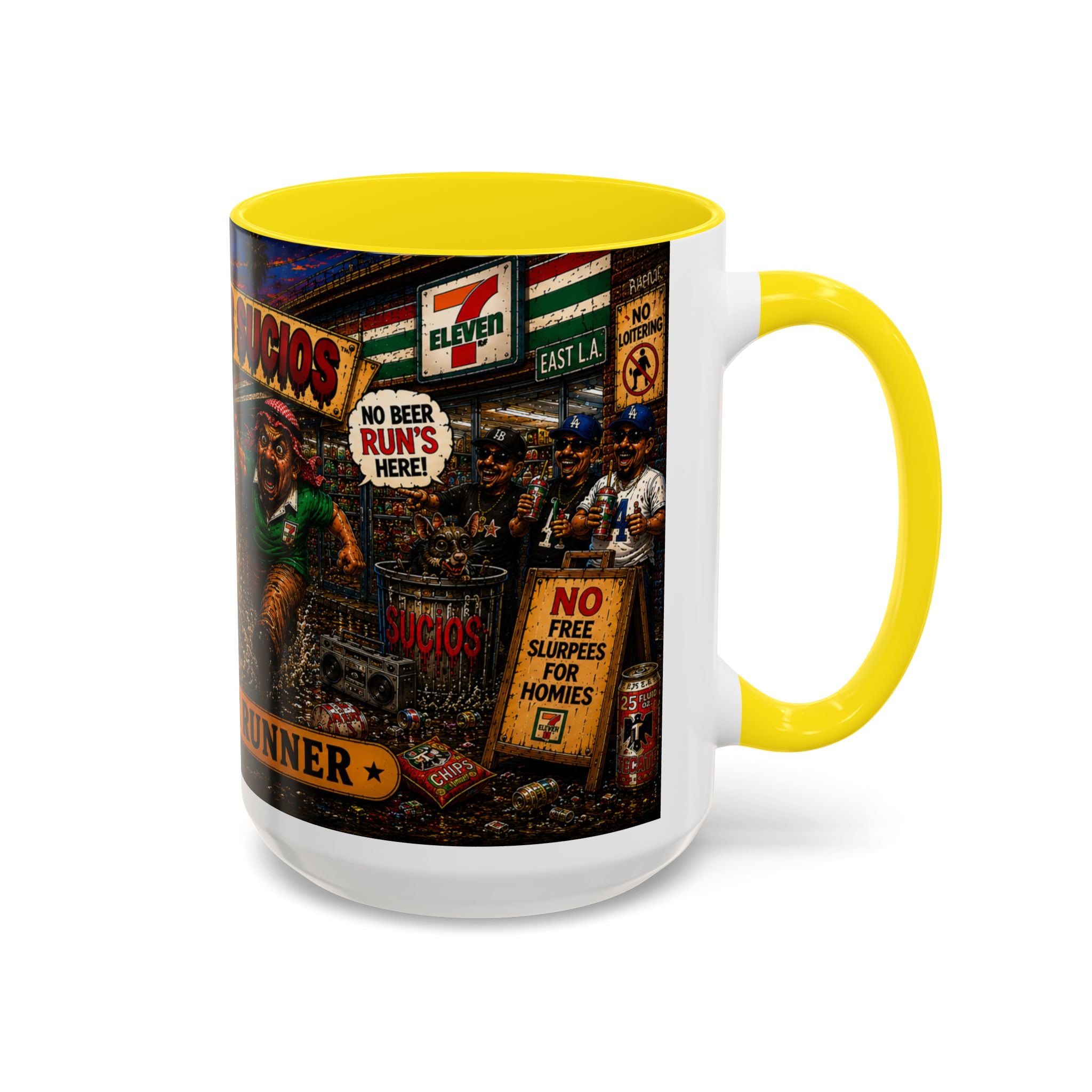 Lil’ Beer Runner | Accent Coffee Mug (11oz & 15oz)
