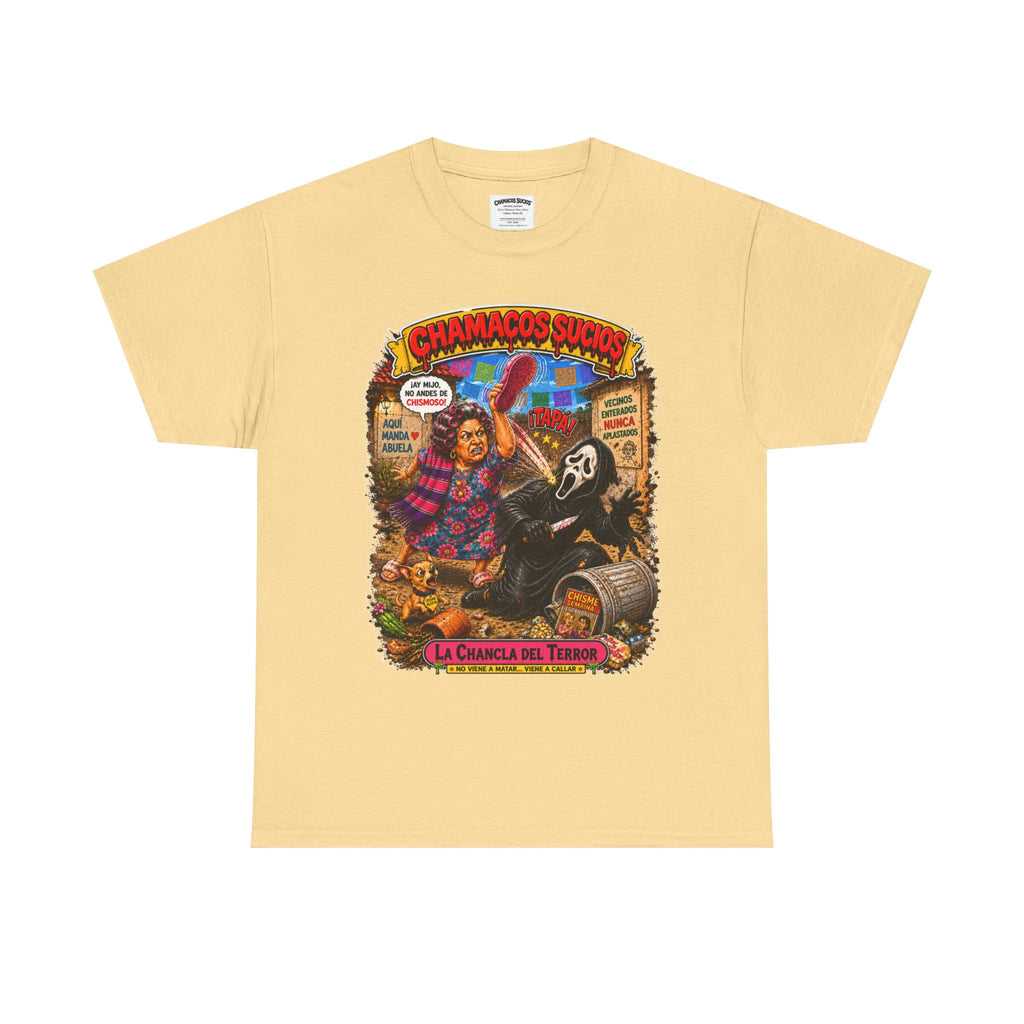 La Chancla del Terror™ | Chamacos Sucios Apparel Edition