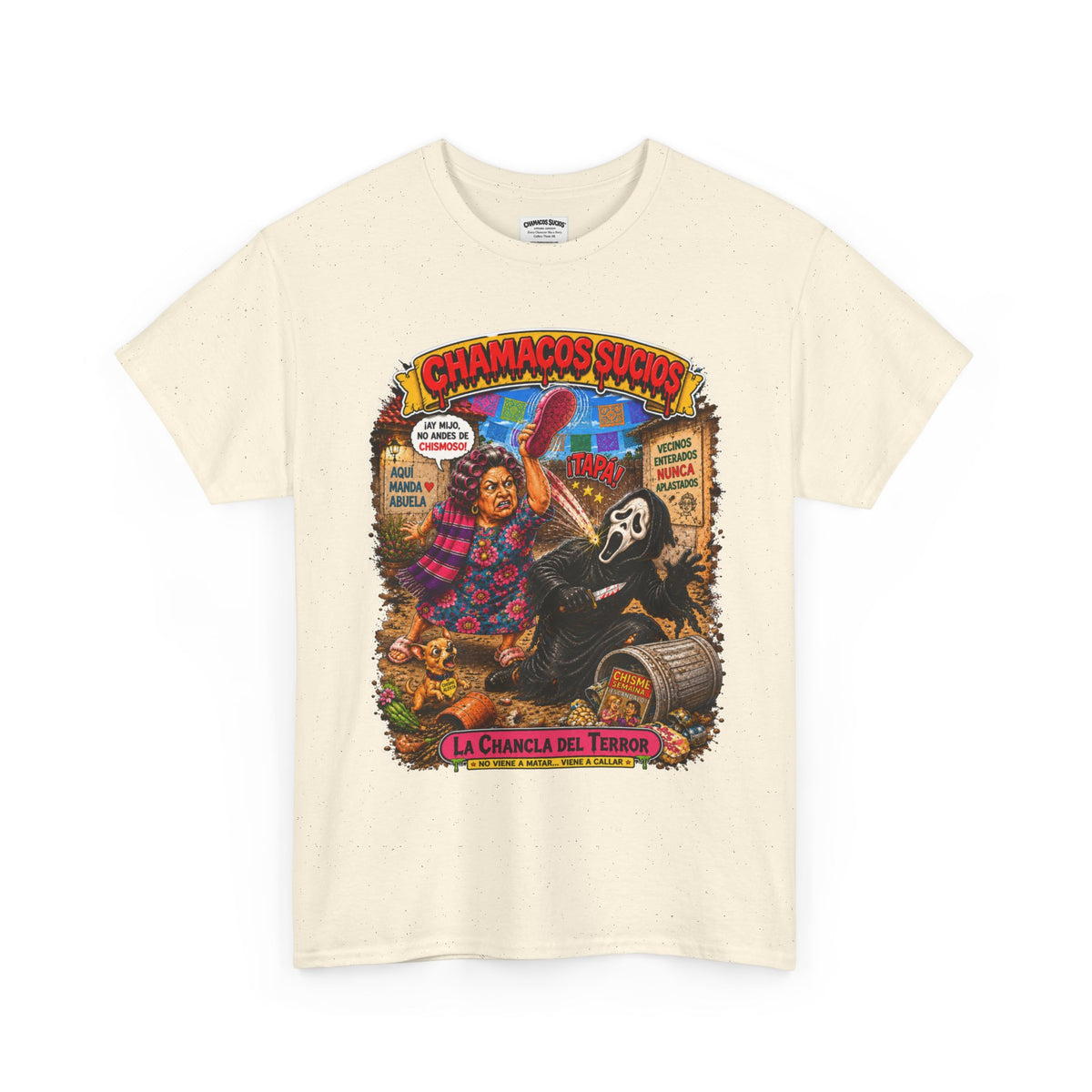 La Chancla del Terror™ | Chamacos Sucios Apparel Edition