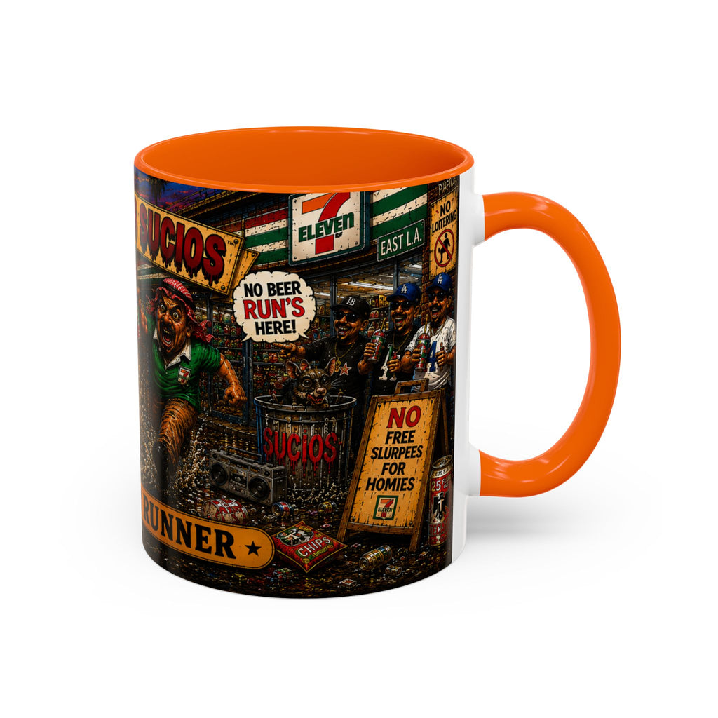 Lil’ Beer Runner | Accent Coffee Mug (11oz & 15oz)