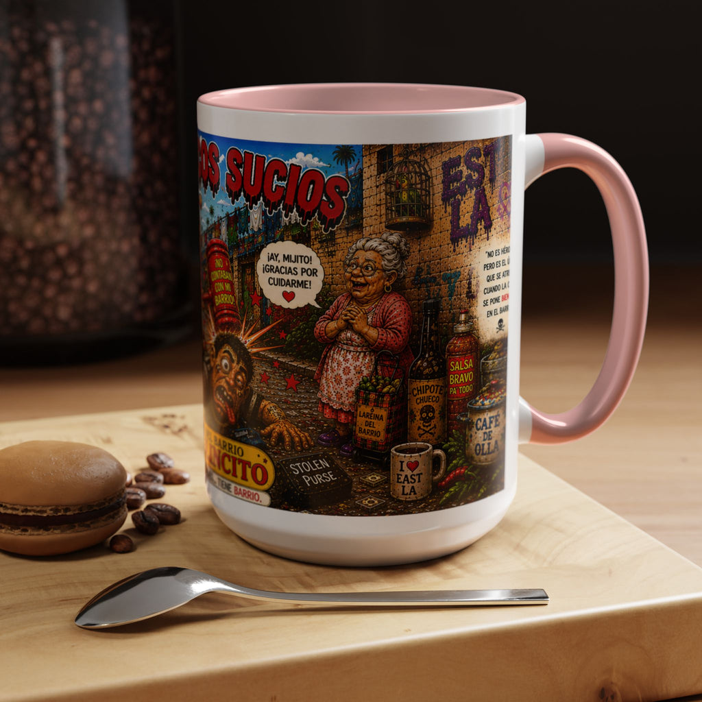 Chapulincito – El Héroe del Barrio Accent Coffee Mug (11oz & 15oz)