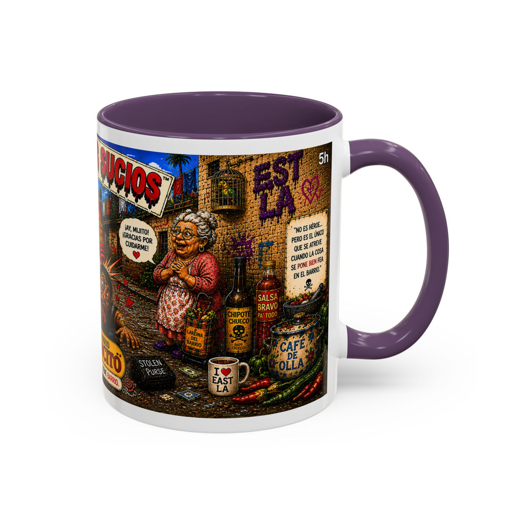 Chapulincito – El Héroe del Barrio Accent Coffee Mug (11oz & 15oz)