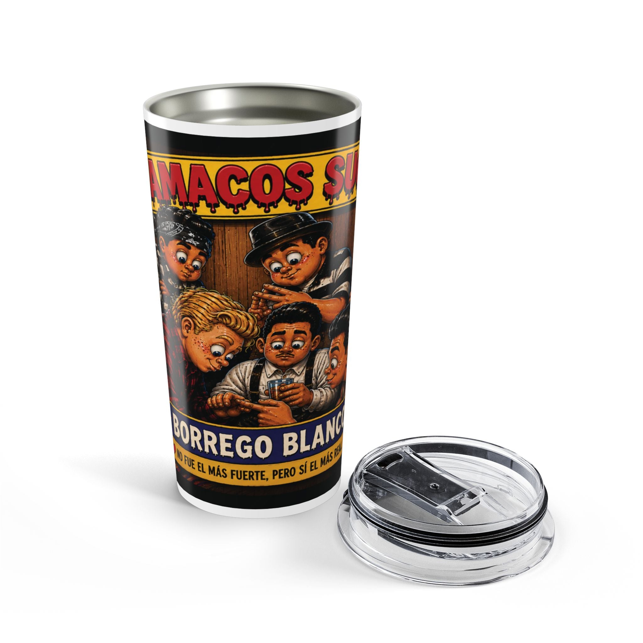 Borrego Blanco™ – Chamacos Sucios 20oz Tumbler