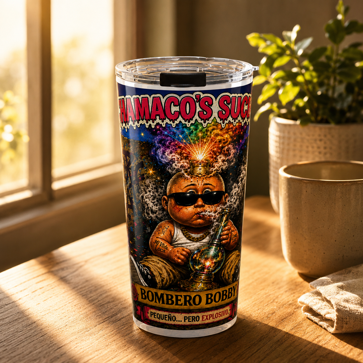 Bombero Bobby™ – Chamacos Sucios 20oz Tumbler