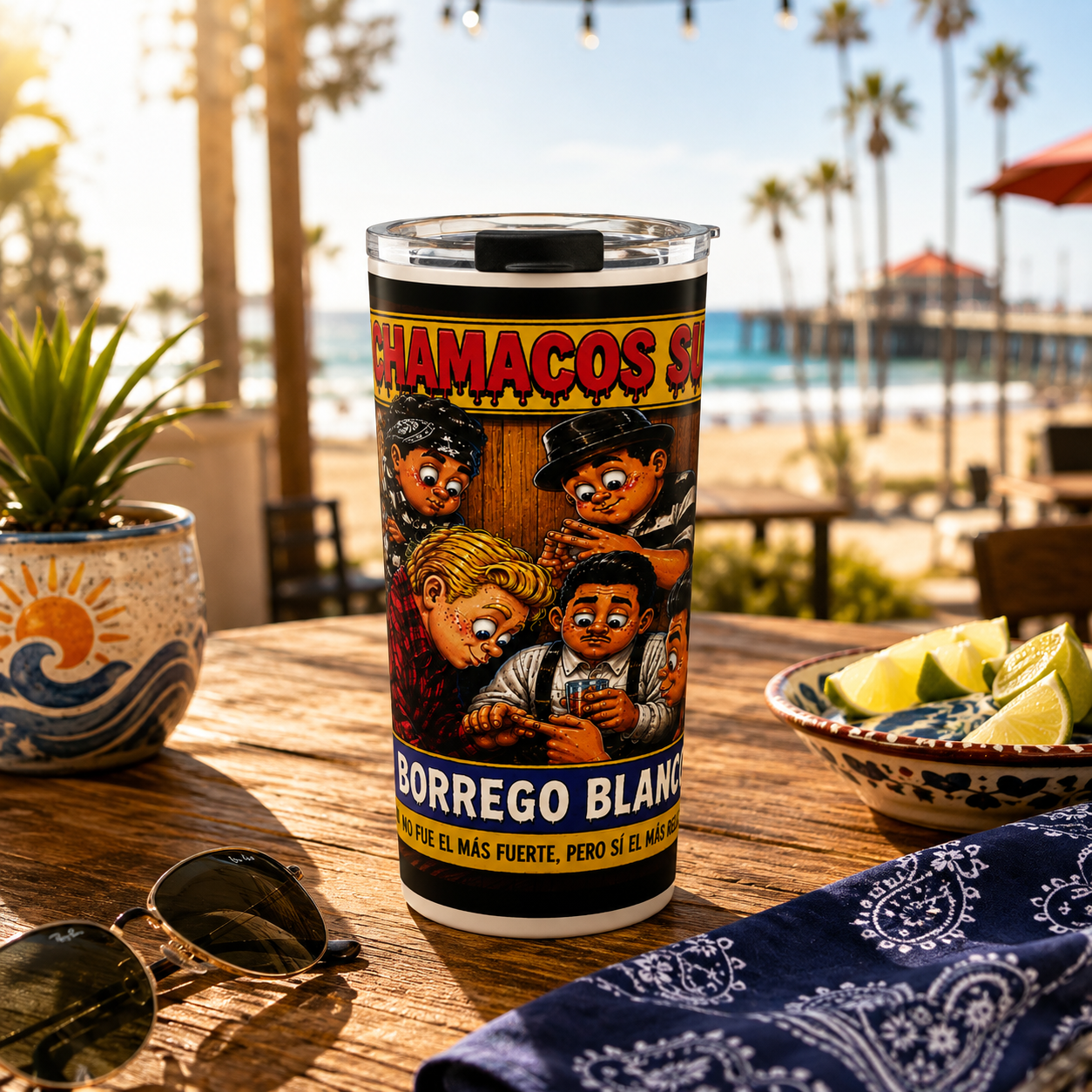 Borrego Blanco™ – Chamacos Sucios 20oz Tumbler