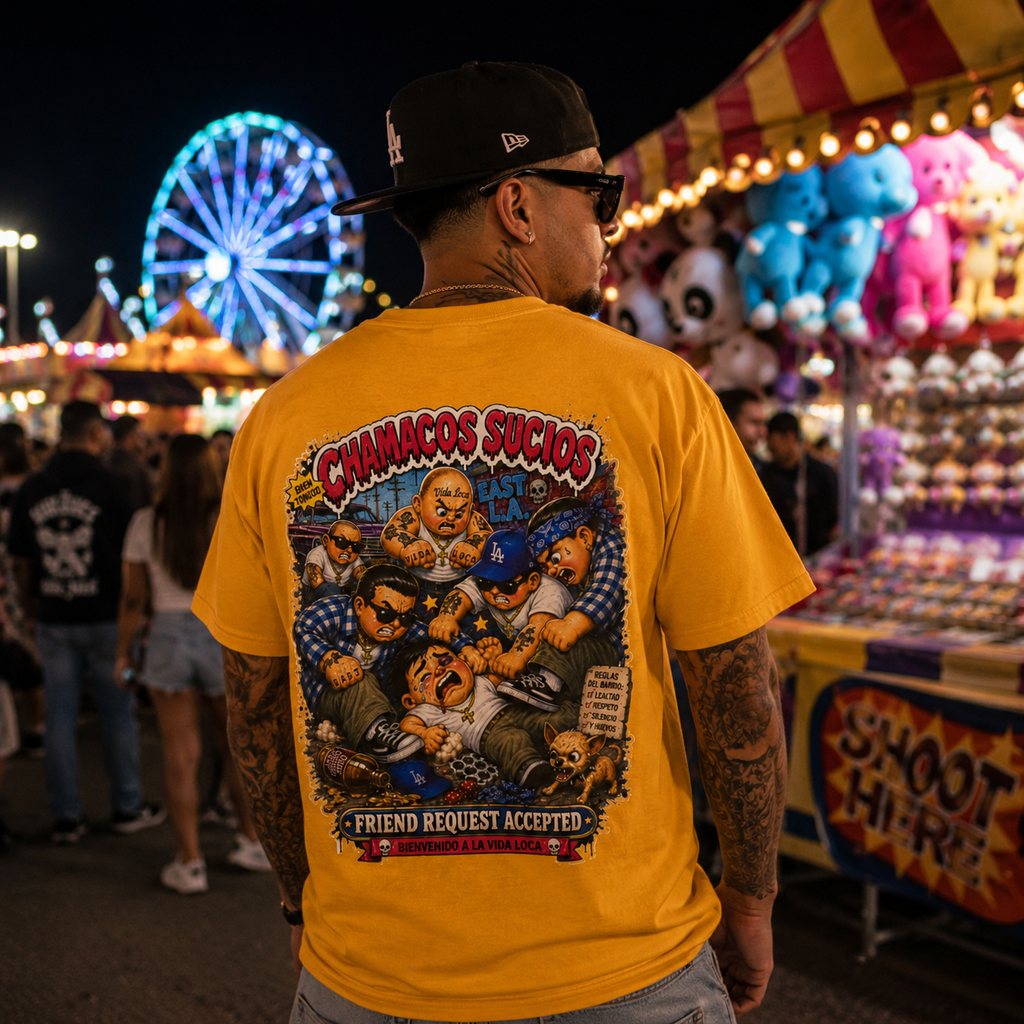 Friend Request Accepted™ | Chamacos Sucios Apparel Edition