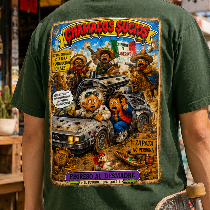 Regreso al Desmadre™ | Chamacos Sucios Apparel Edition