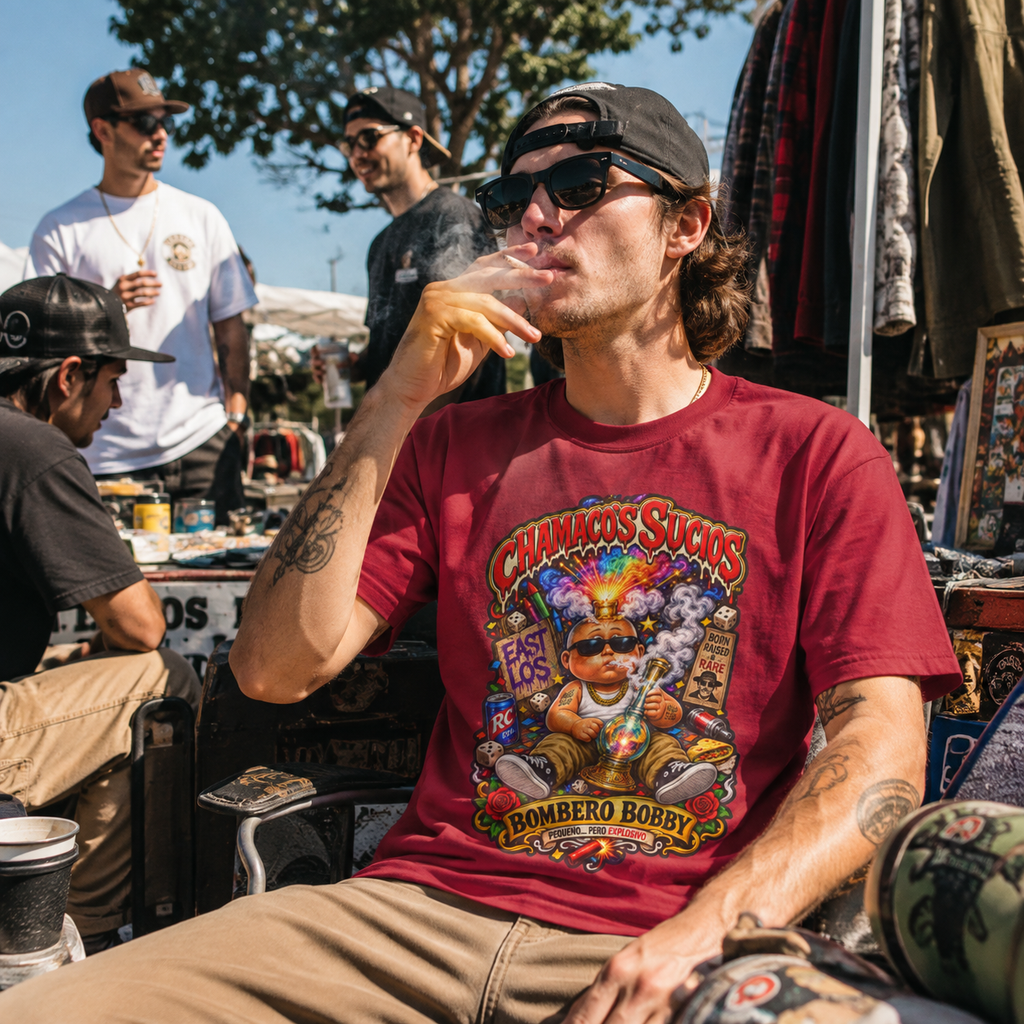 Bombero Bobby™ – Chamacos Sucios™ Apparel Edition